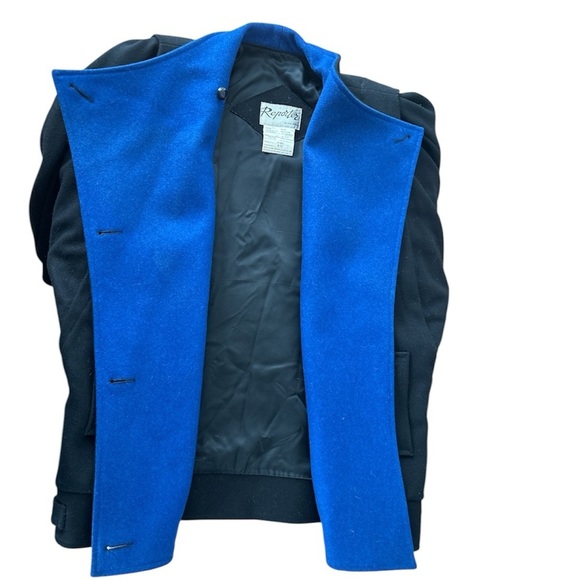 Retro 80s Reporter by Alto Wool Blend Jacket Size 9/10 - Picture 9 of 12